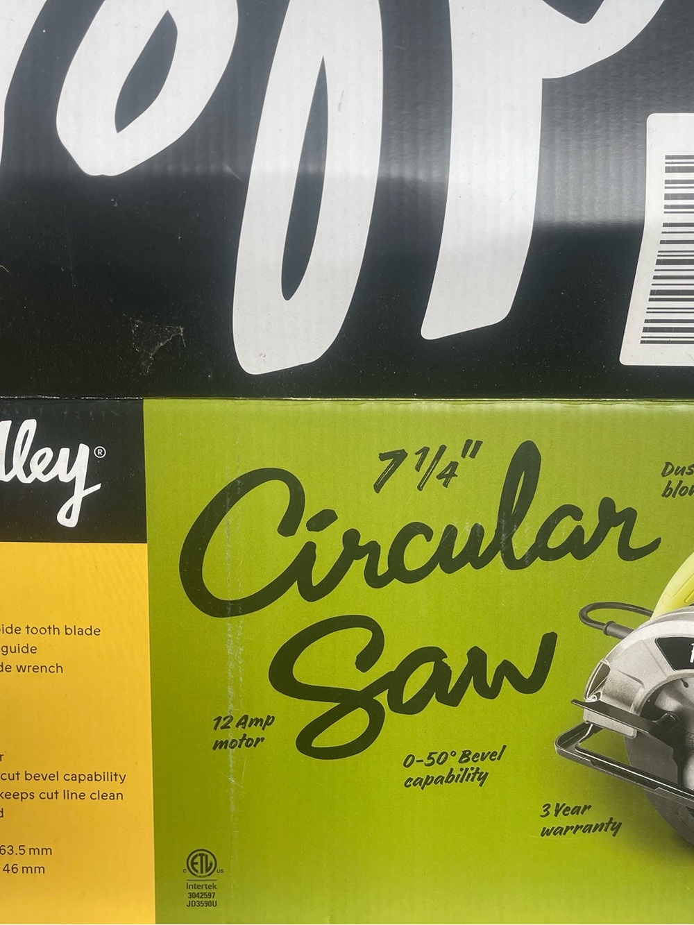 7-1/4" Circular Electric ⚡️ Saw in Green *New in Box*